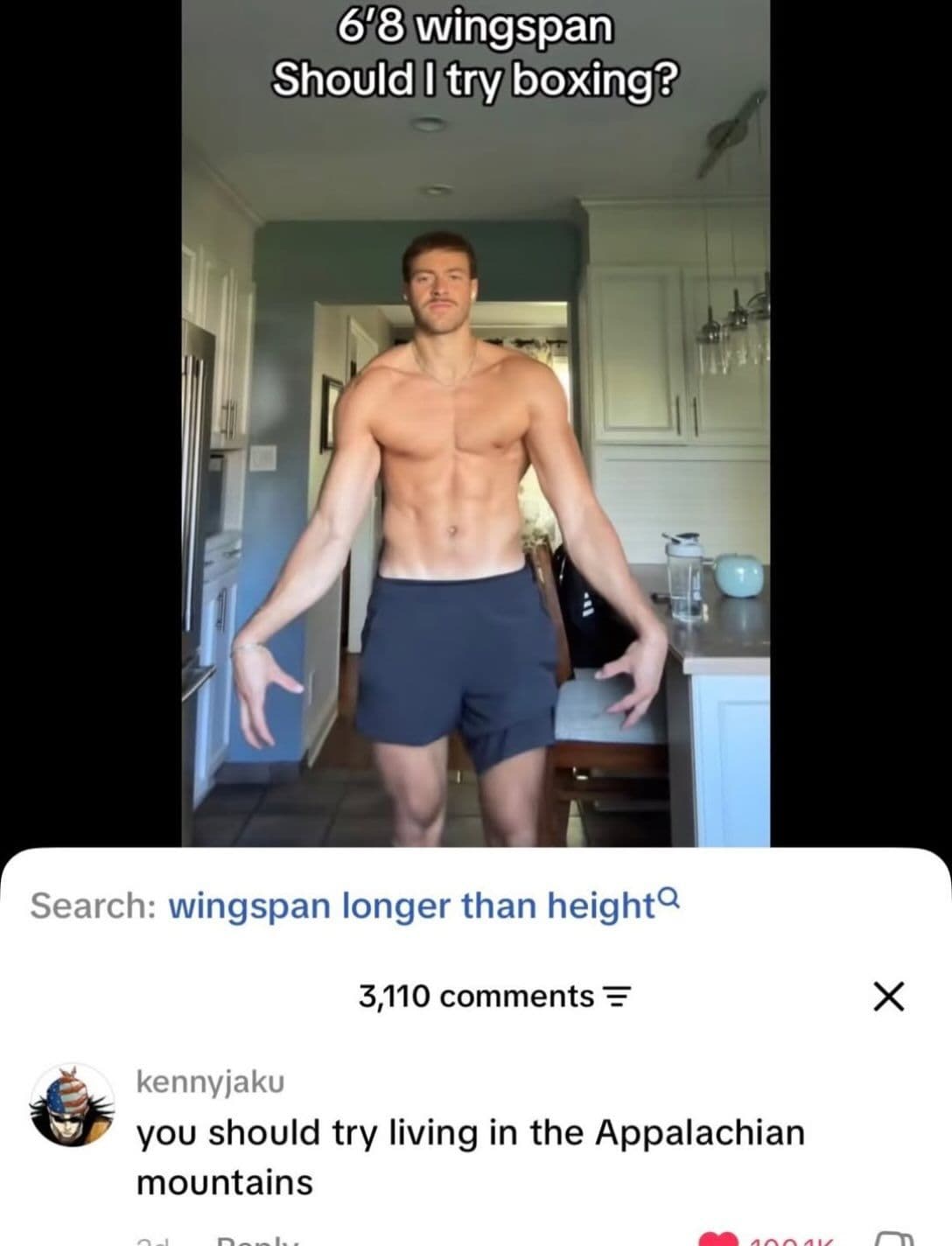 '8 wingspan
