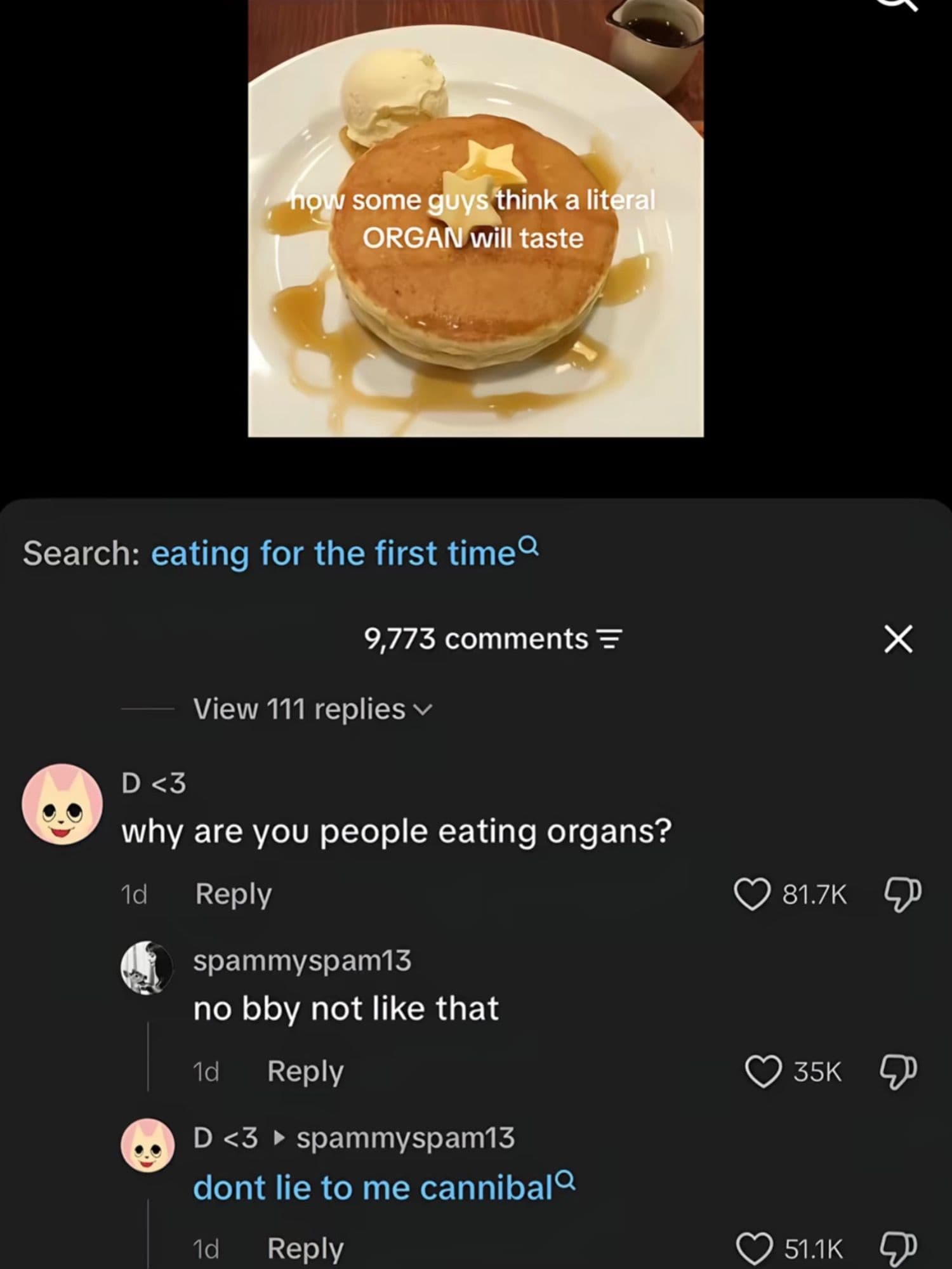 how some guys think a literal organ will taste