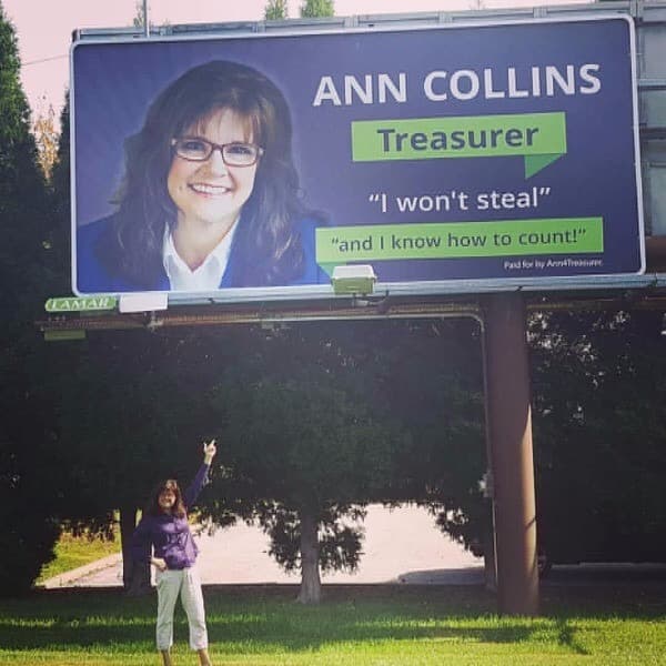 ann collins, treasurer