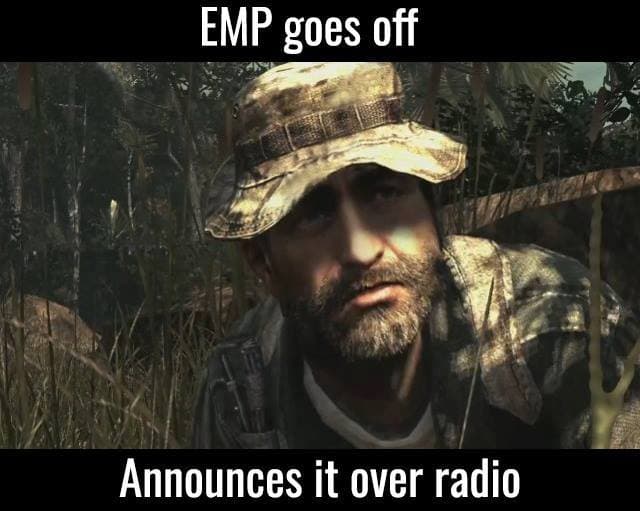 emp goes off