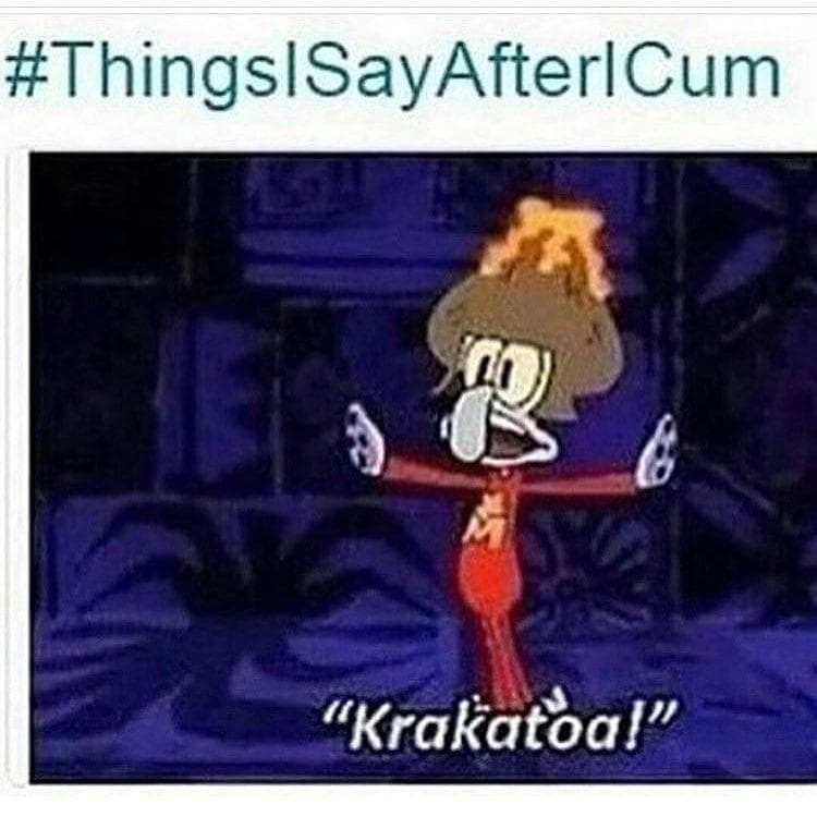 #thingsisayaftericum