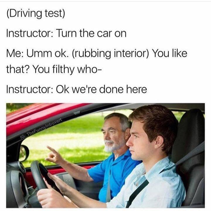(driving test)