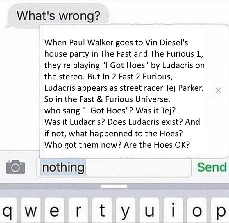 what's wrong?