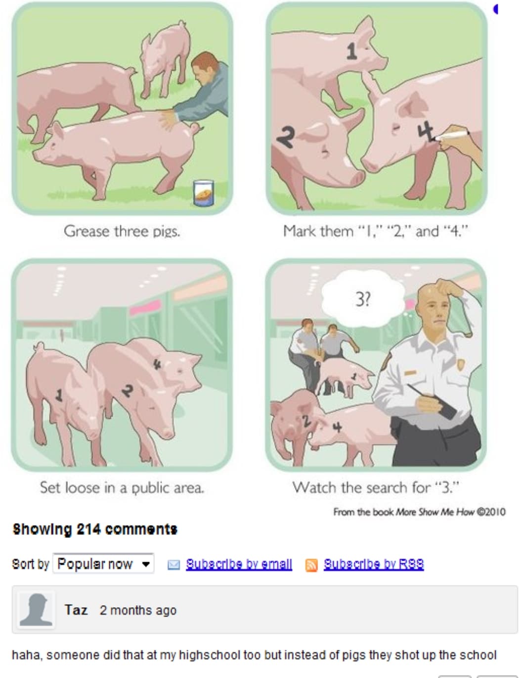 grease three pigs.