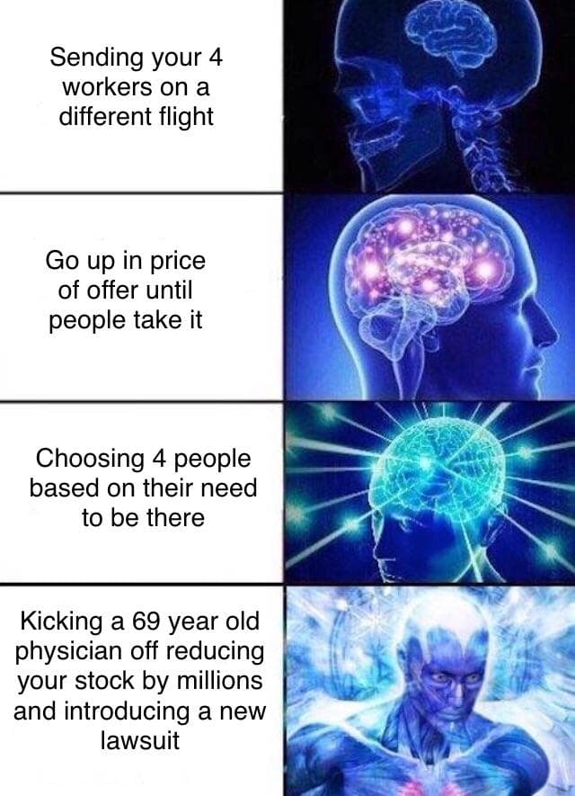 sending your 4 workers on a different flight