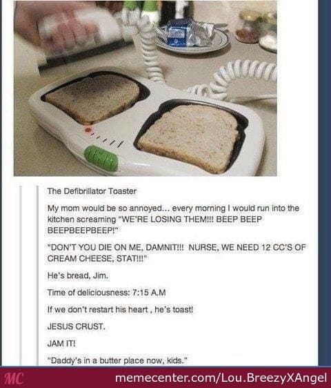 the defibrillator toaster