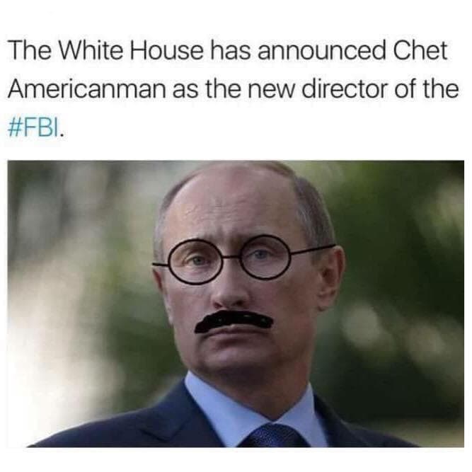 the white house has announced chet americanman as the new director of the #fbi.