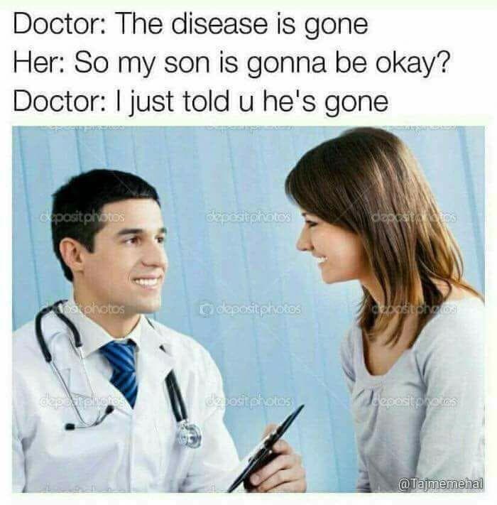 doctor: the disease is gone