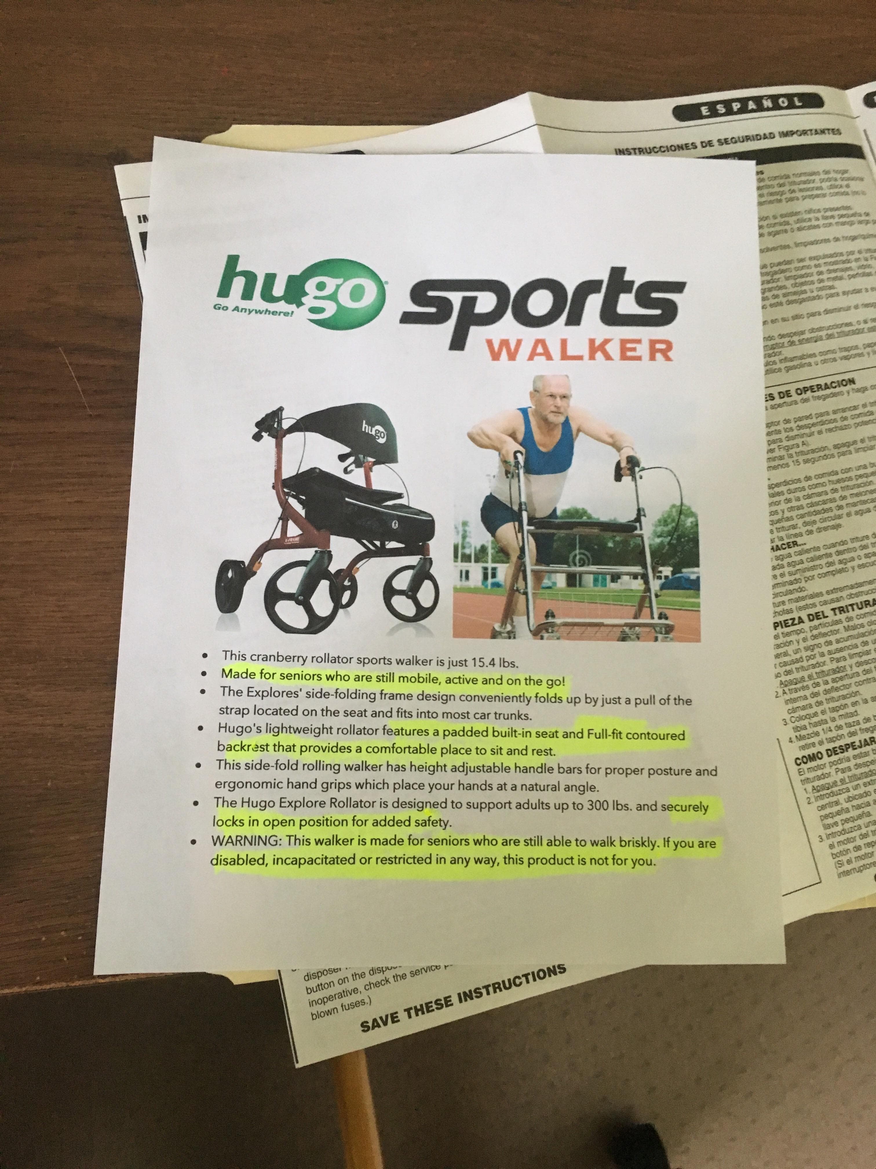 made for seniors who are still mobile, active and on the go!