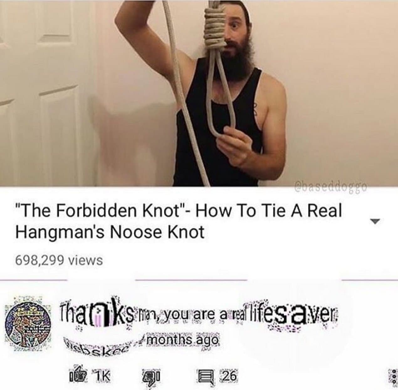 the forbidden knot - how to tie a real hangman's noose knot