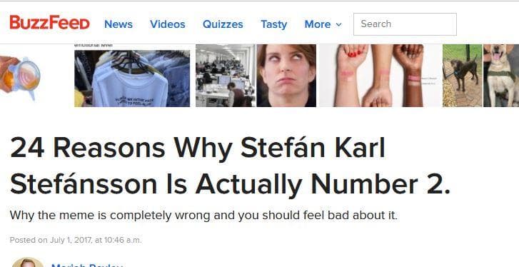 24 reasons why stefán karl stefánsson is actually number 2.