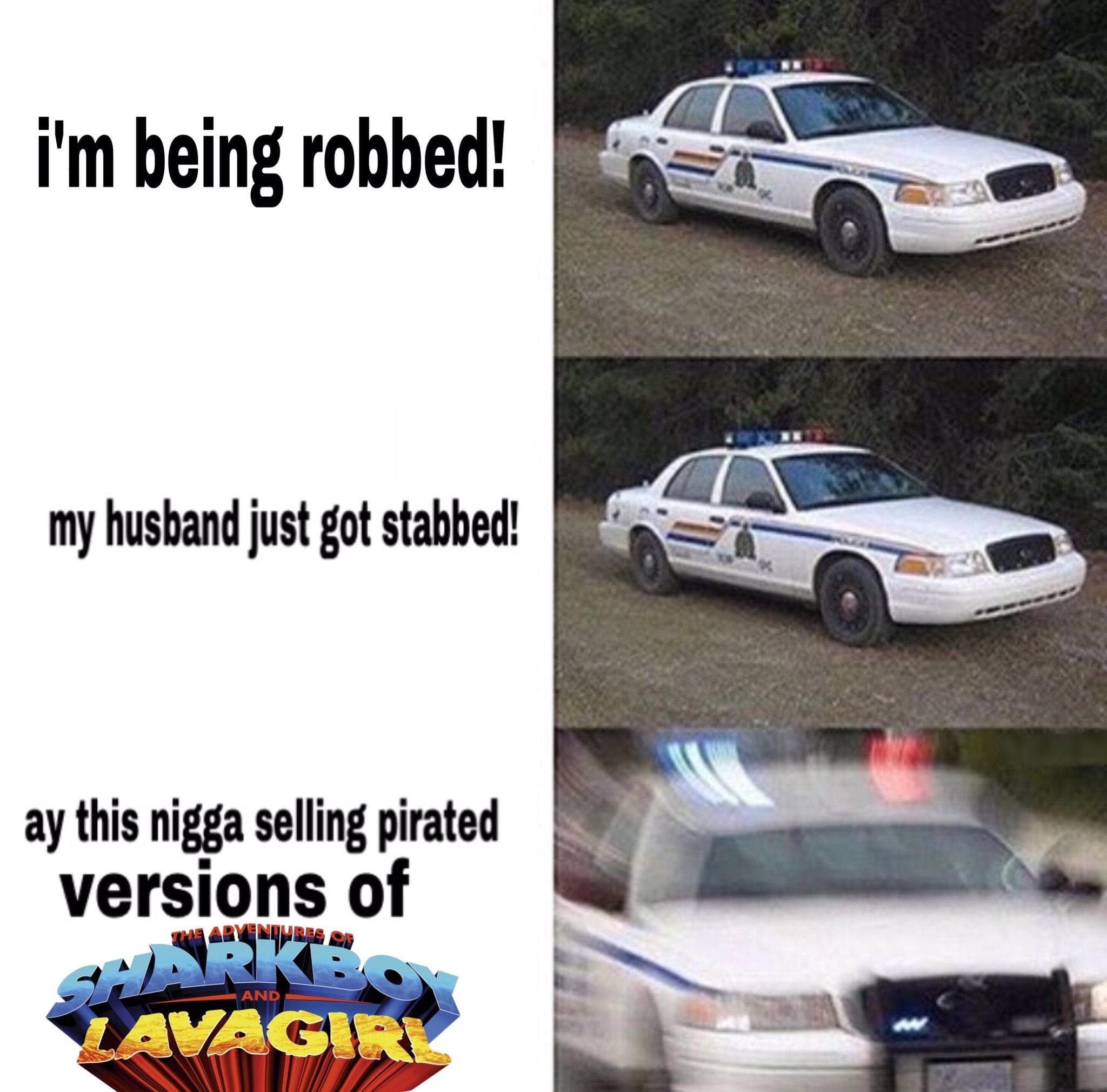 i'm being robbed!