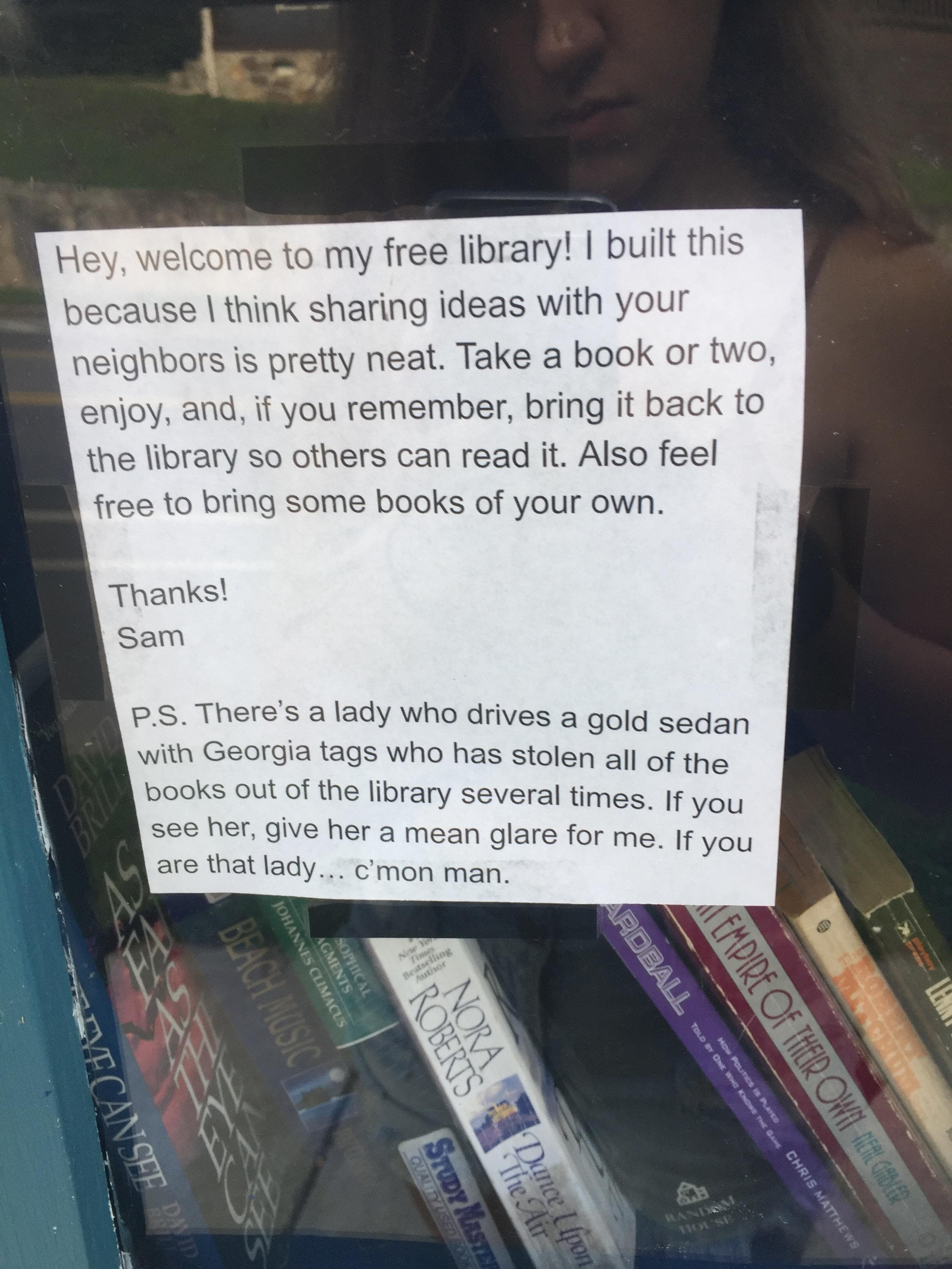 hey, welcome to my free library!