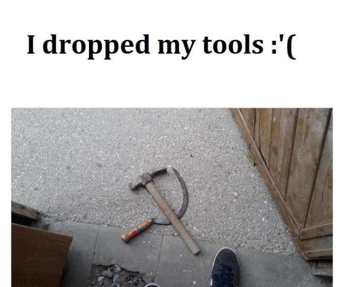 i dropped my tools :'(