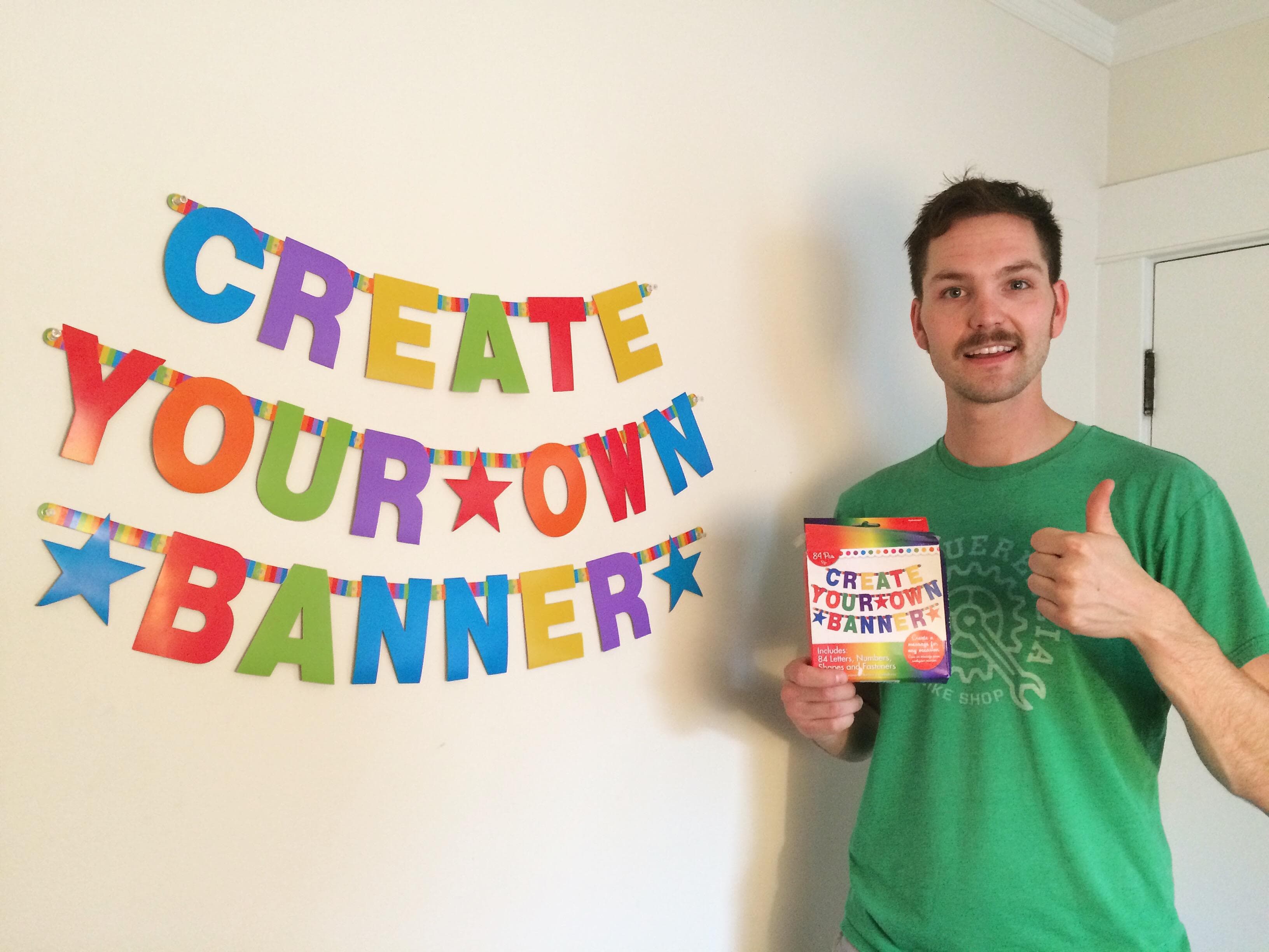 create your own banner