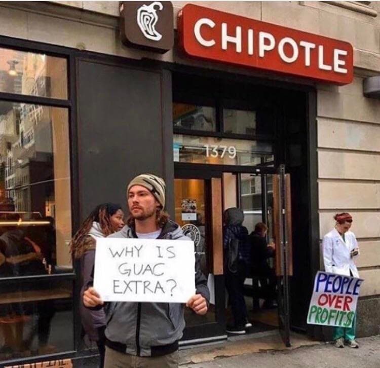 why is guac extra?