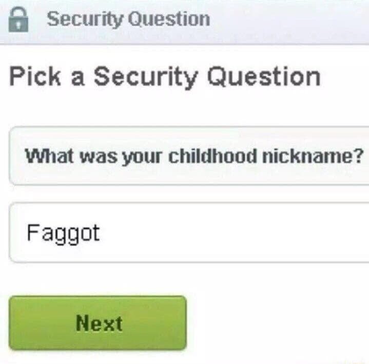 security question