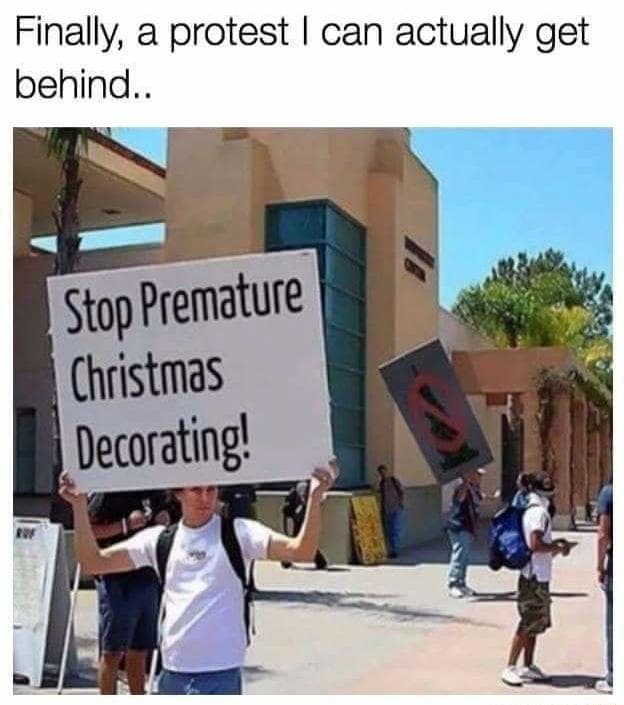 finally, a protest i can actually get behind..