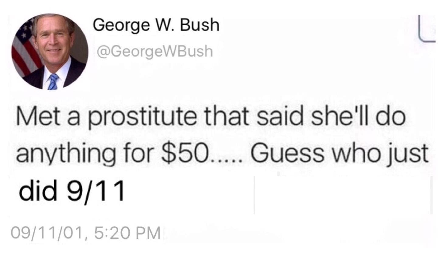 met a prostitute that said she'll do anything for $50.