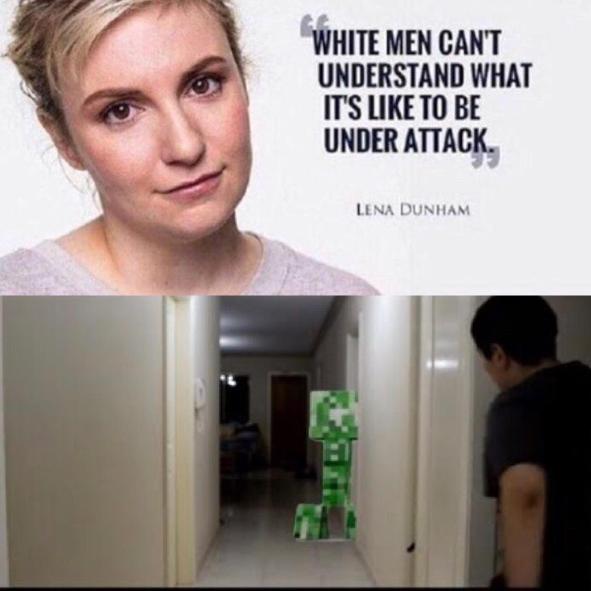 white men can't understand what it's like to be under attack.