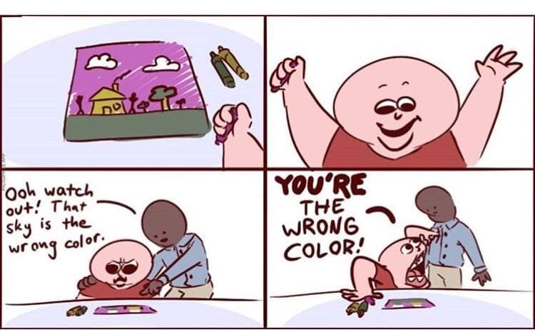 ooh watch out! that sky is the wrong color.