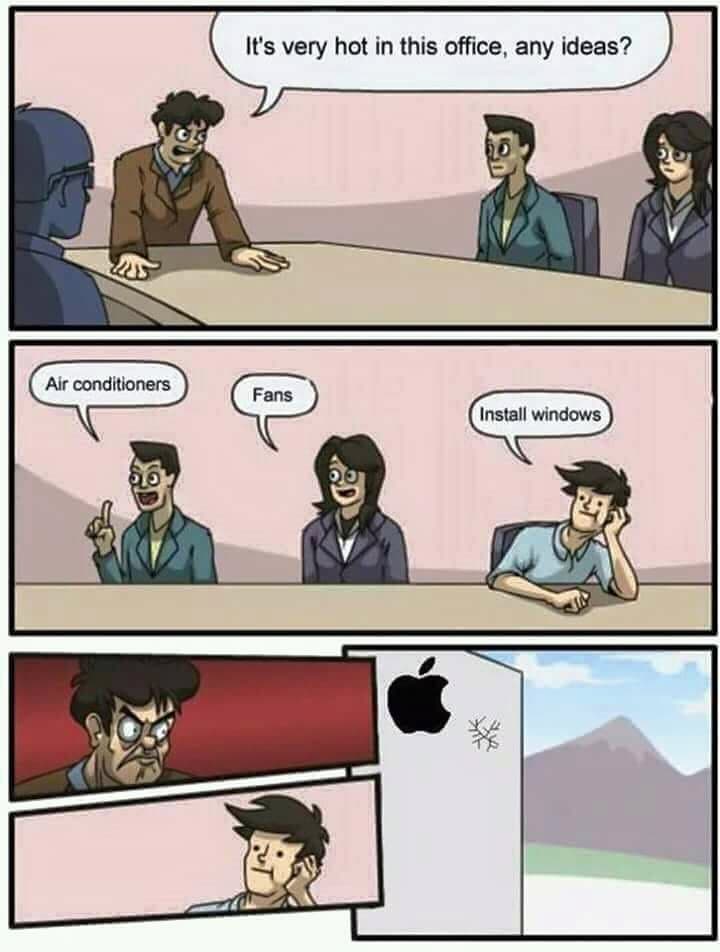 it's very hot in this office, any ideas?