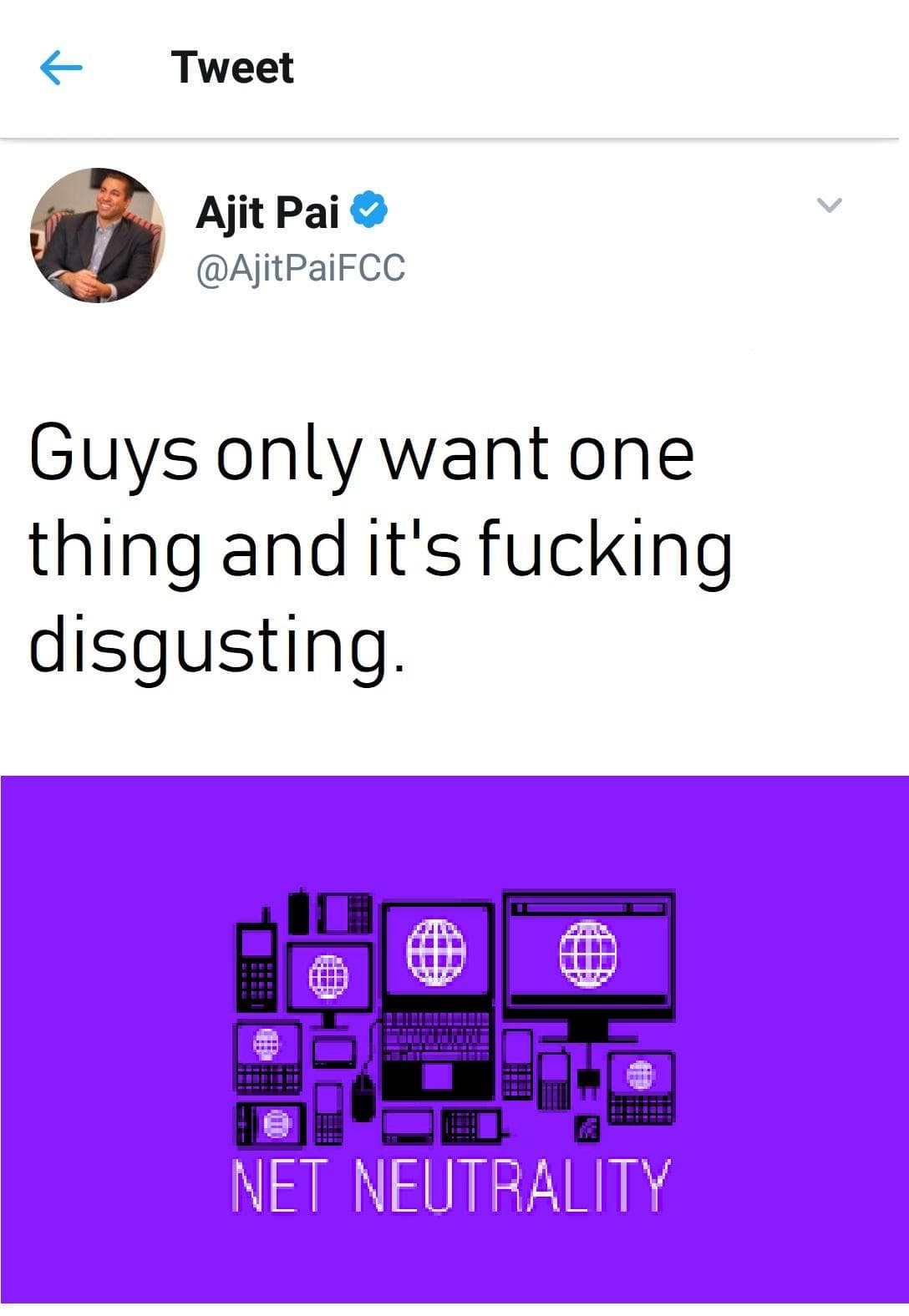 guys only want one thing and it's fucking disgusting.