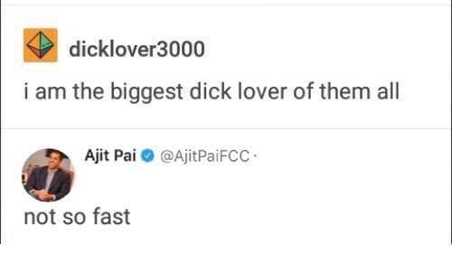 i am the biggest dick lover of them all