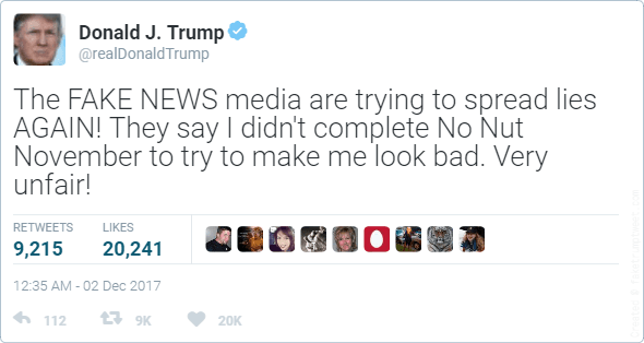 the fake news media are trying to spread lies again!