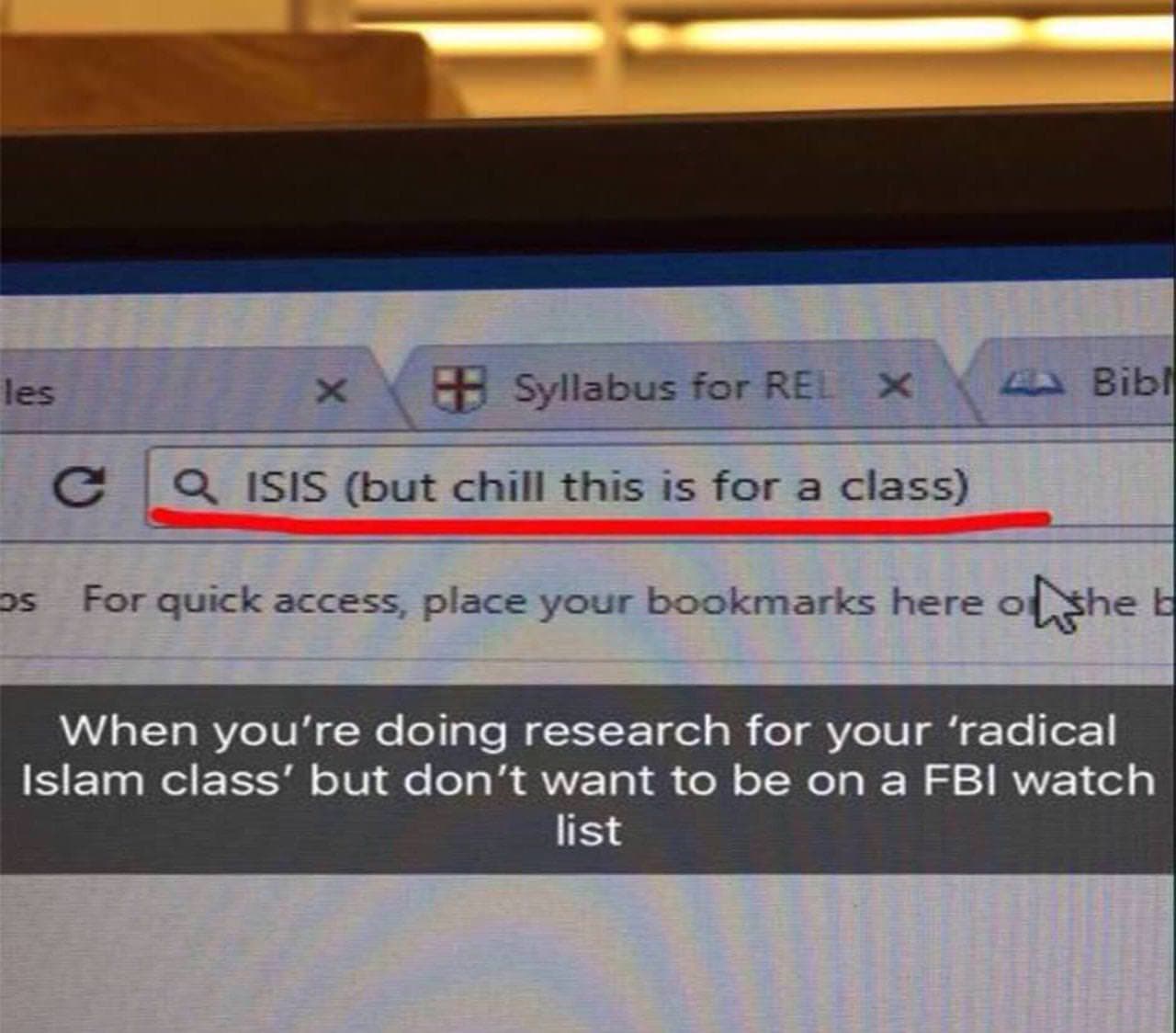 isis (but chill this is for a class)