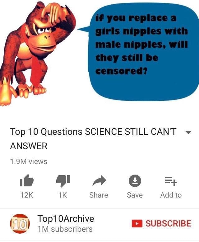 if you replace a girls nipples with male nipples, will they still be censored?