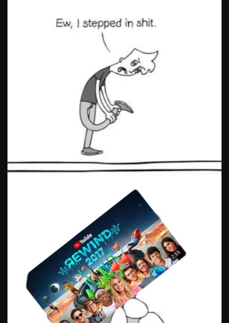 ew, i stepped in shit.