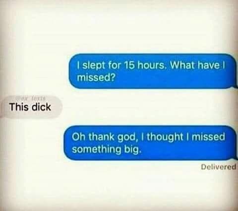 i slept for 15 hours. what have i missed?