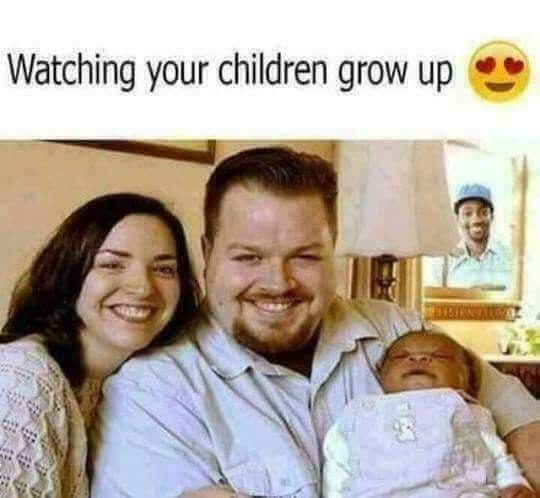 watching your children grow up