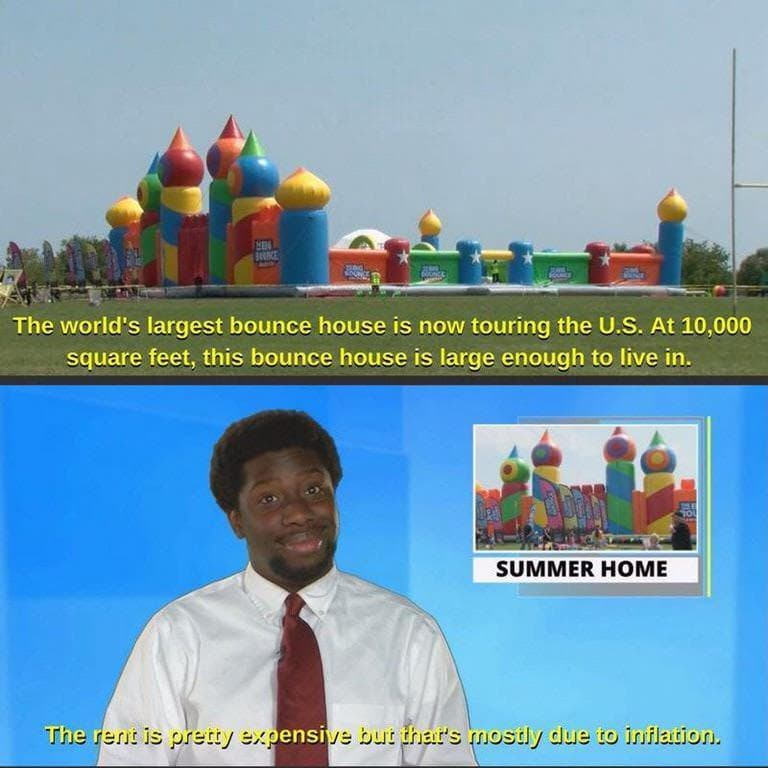 the world's largest bounce house is now touring the u.s.