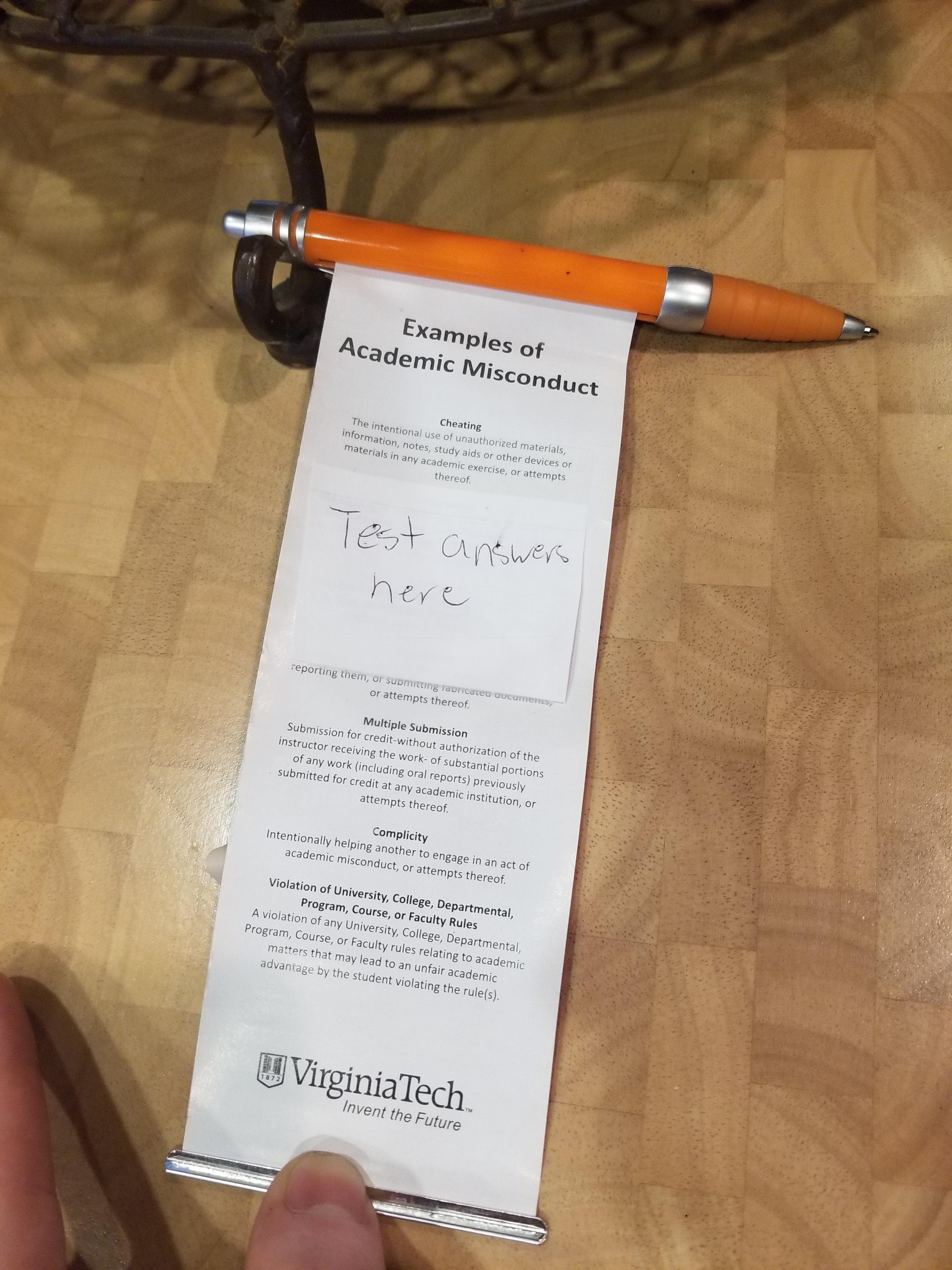 examples of academic misconduct