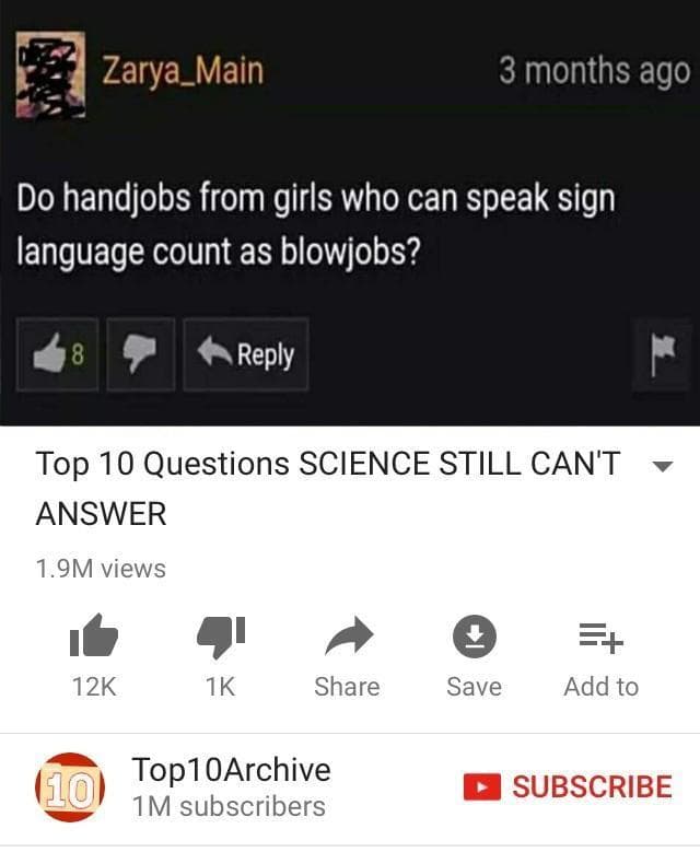 do handjobs from girls who can speak sign language count as blowjobs?