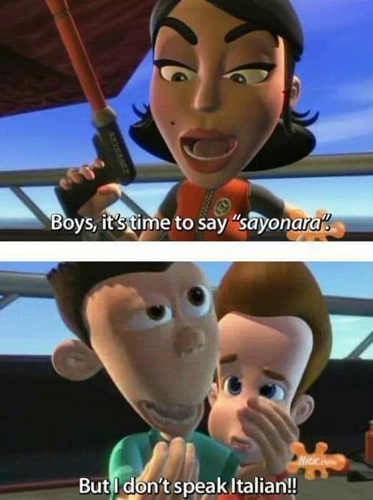 boys, it's time to say "sayonara".