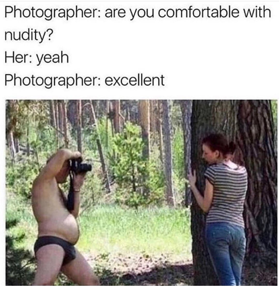 photographer: are you comfortable with nudity?