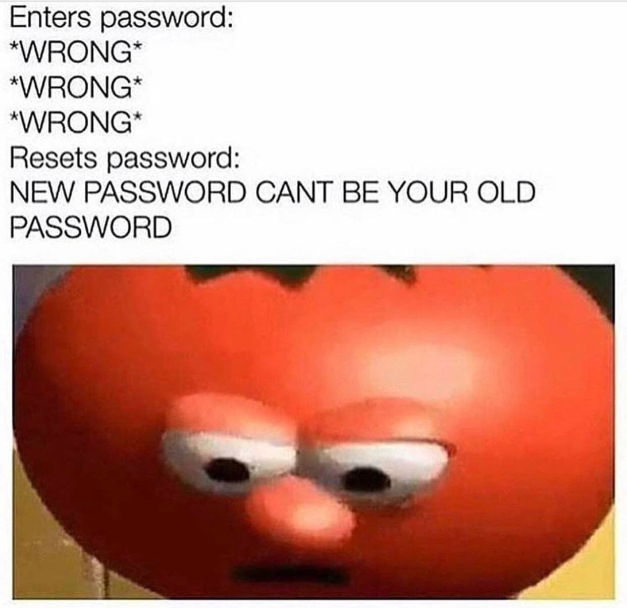 enters password: