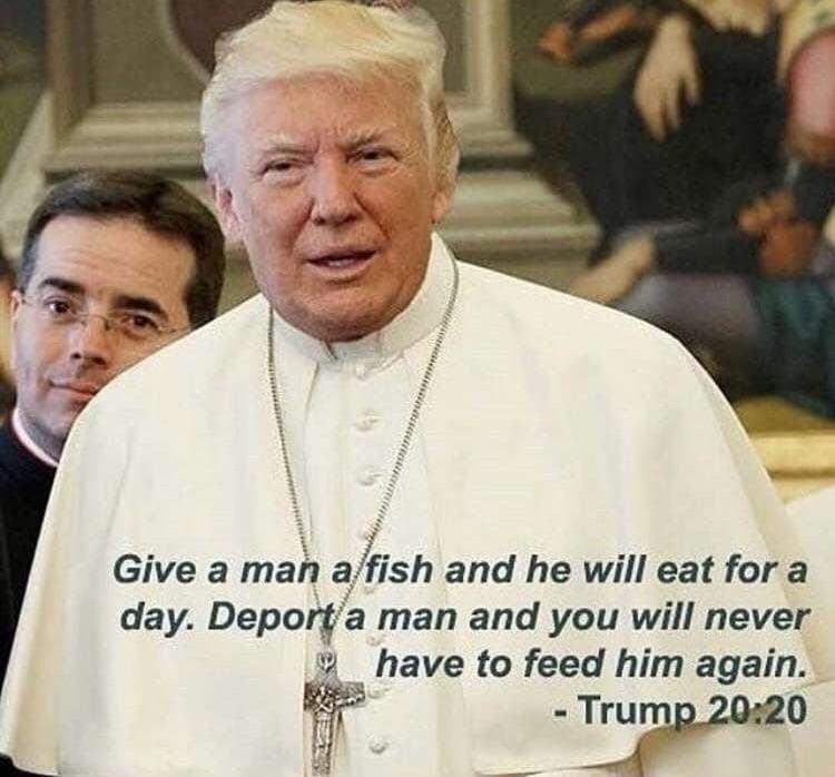 give a man a fish and he will eat for a day.