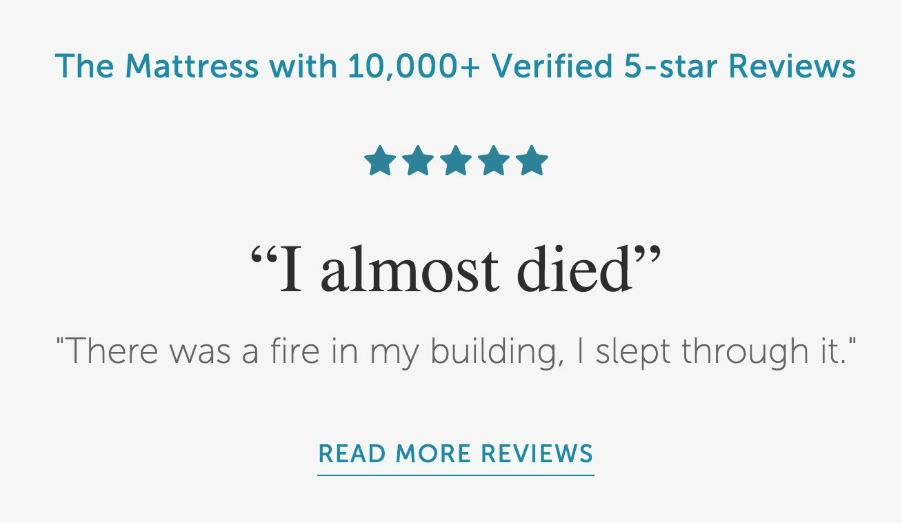 the mattress with 10,000+ verified 5-star reviews