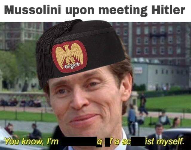 mussolini upon meeting hitler