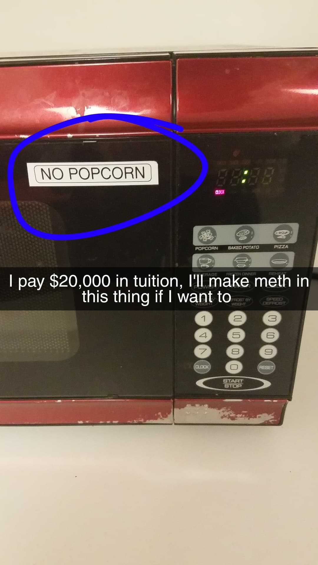 no popcorn