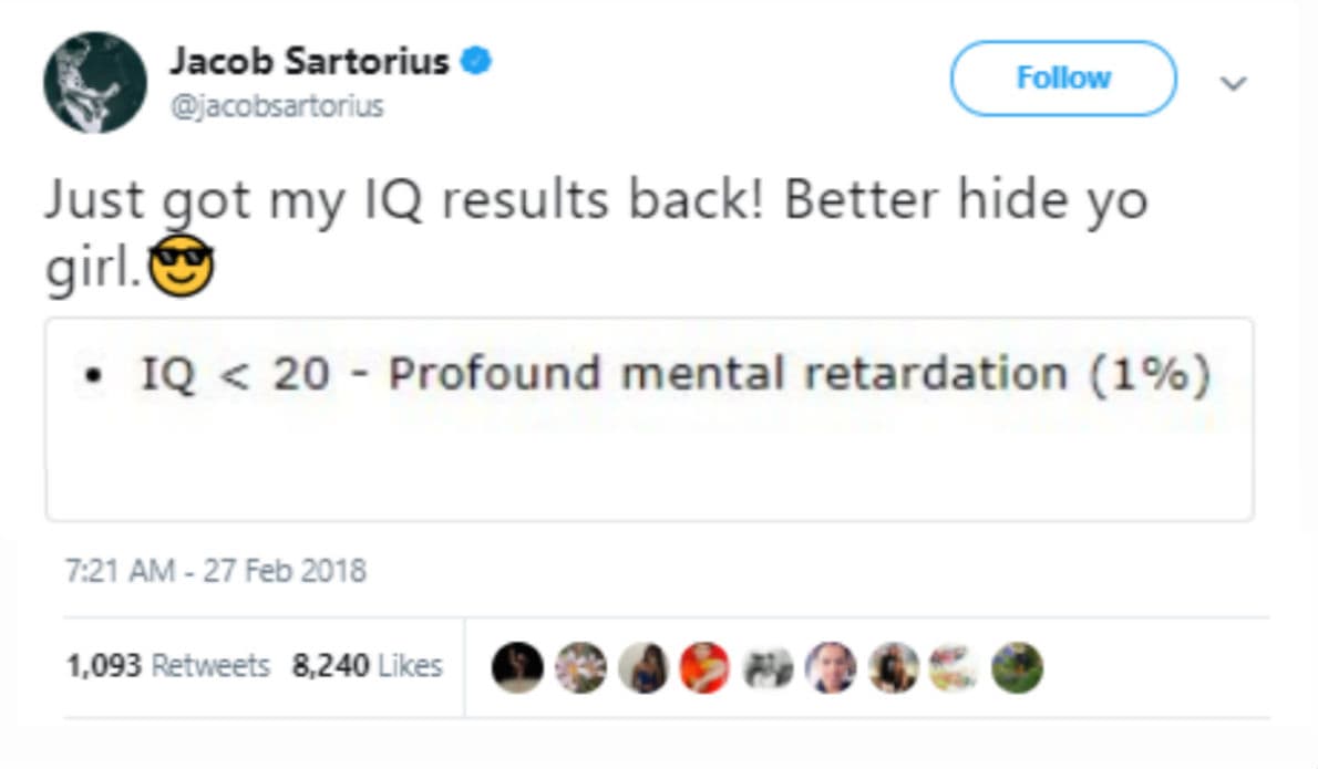 just got my iq results back! better hide yo girl.