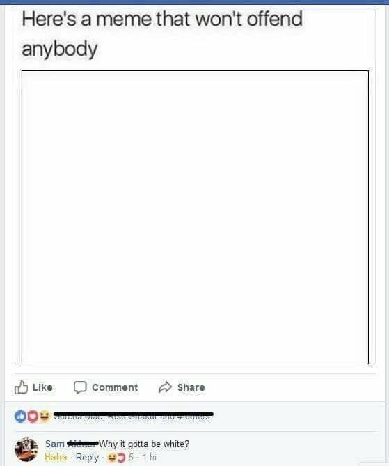 here's a meme that won't offend anybody
