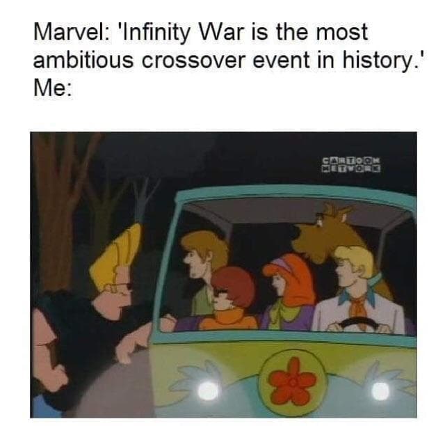 marvel: 'infinity war is the most ambitious crossover event in history.'