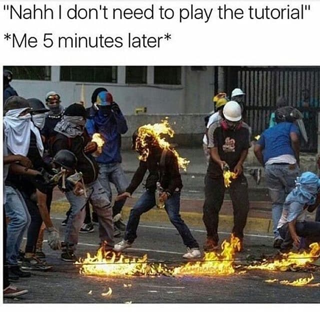 nahh i don't need to play the tutorial