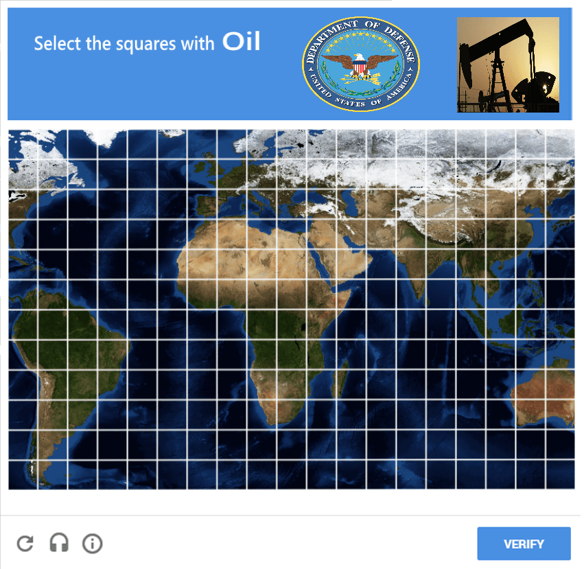 select the squares with oil