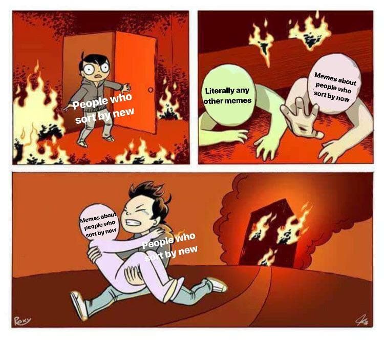 people who sort by new